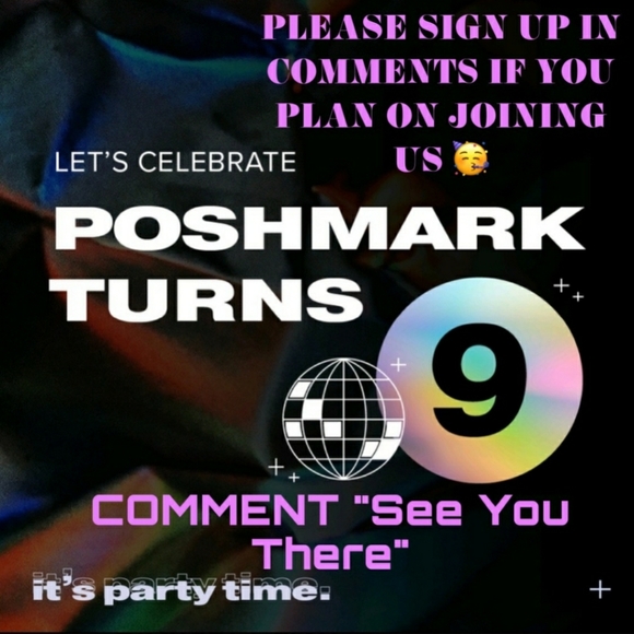 🥳🥳🎂 PoshMark Turns 9!!! 🥳🥳🎂 - Picture 6 of 9